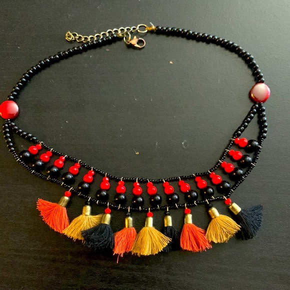 Indians beaded necklace - Picture 1 of 2